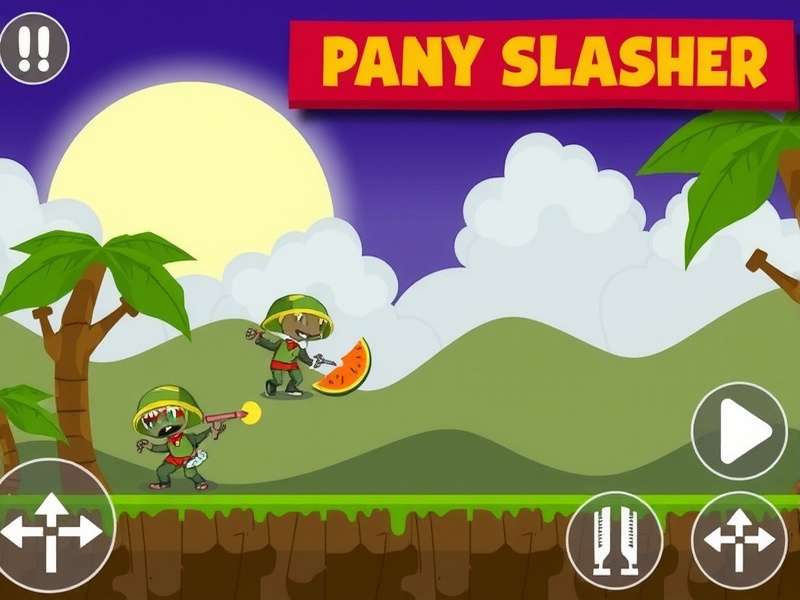 Papaya Slasher Gameplay Screenshot